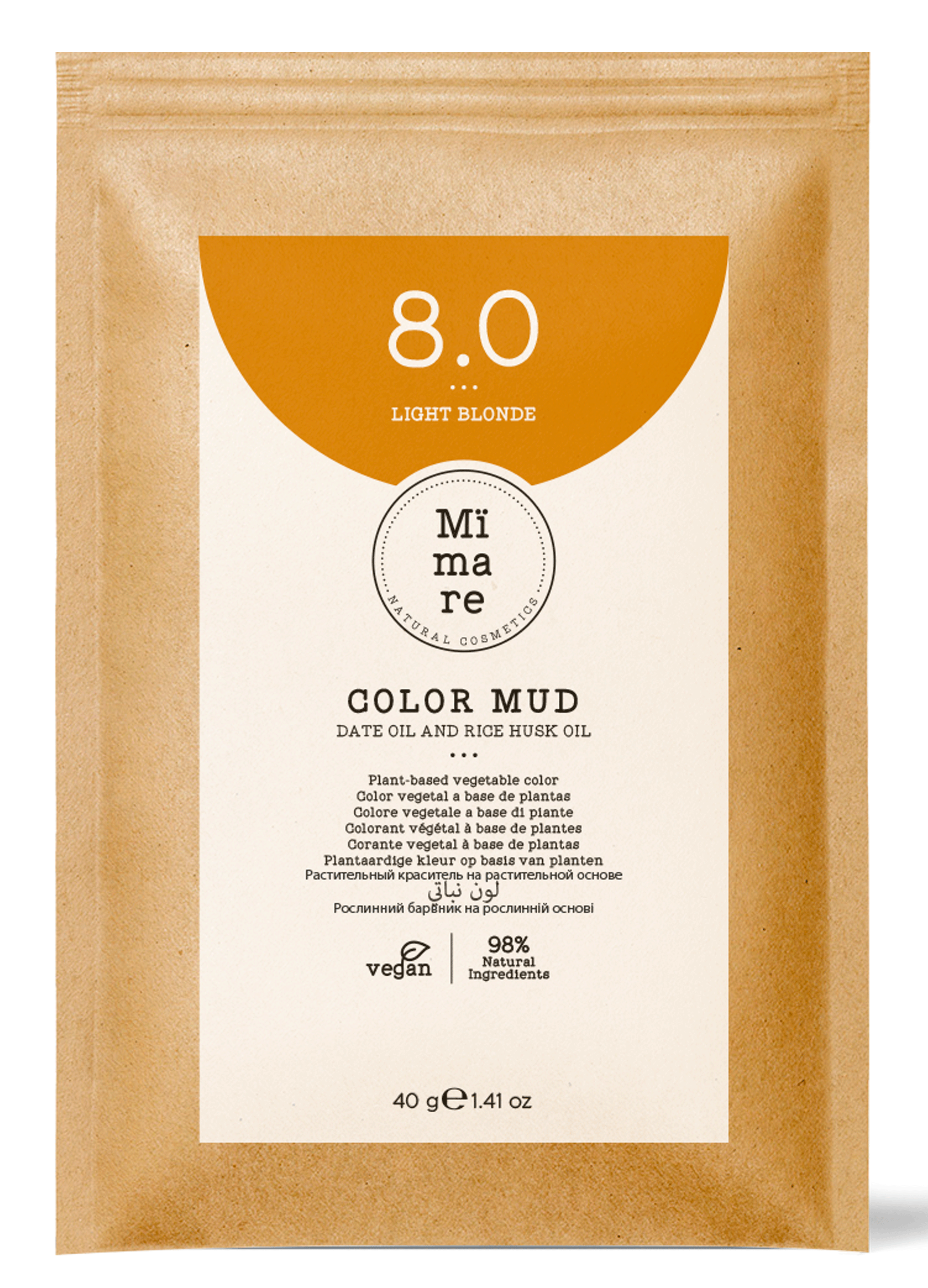 COLOR MUD 8.0 LIGHT BLONDE - Mimare